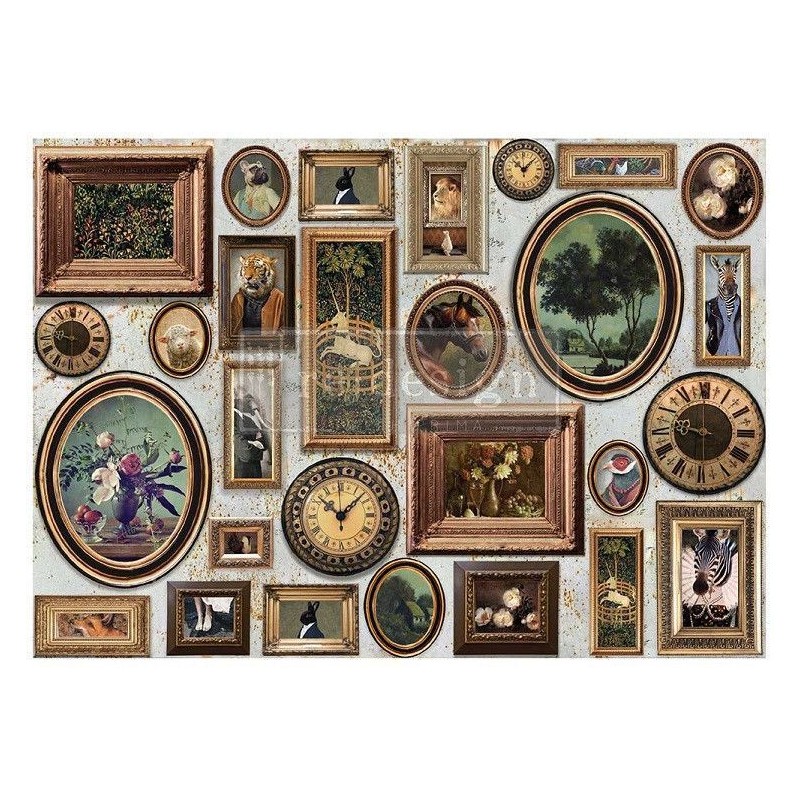 Fancy Friends. A1 Decoupage Fiber Paper Redesign | L'aura Bella