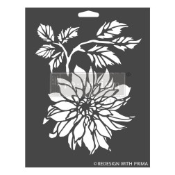 Dahlia Garden. Décor Stencils Redesign 665326 | L'aura Bella