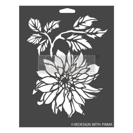 Dahlia Garden. Décor Stencils Redesign 665326 | L'aura Bella