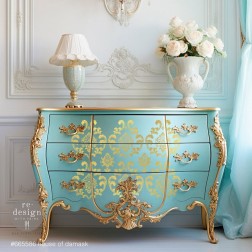 House of Damask, Gold Foil KACHA REDESIGN TRANSFERS® | L'aura Bella