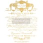 Perfume Notes, Gold Foil KACHA. REDESIGN DECOR TRANSFERS®