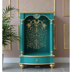 Manor Swirls, Gold Foil KACHA REDESIGN TRANSFERS® | L'aura Bella