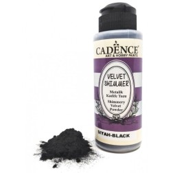 Velvet Powder Shimmer, Negro Brillante. Cadence 120 ml | L'aura Bella