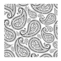 Plantilla stencil: Paisley 1. Paramecios. HD106. Cadence | L'aura Bella