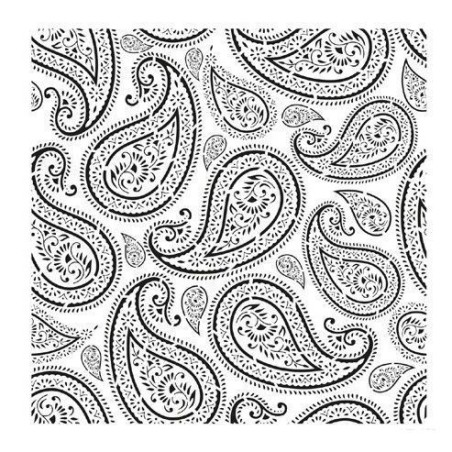Plantilla stencil: Paisley 1. Paramecios. HD106. Cadence | L'aura Bella