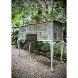 Foil Bird. Papel Decoupage Mint by Michelle. A1 | L'aura Bella