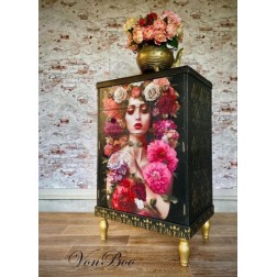 Baroque Flowers. Papel Decoupage Mint by Michelle. A1 | L'aura Bella