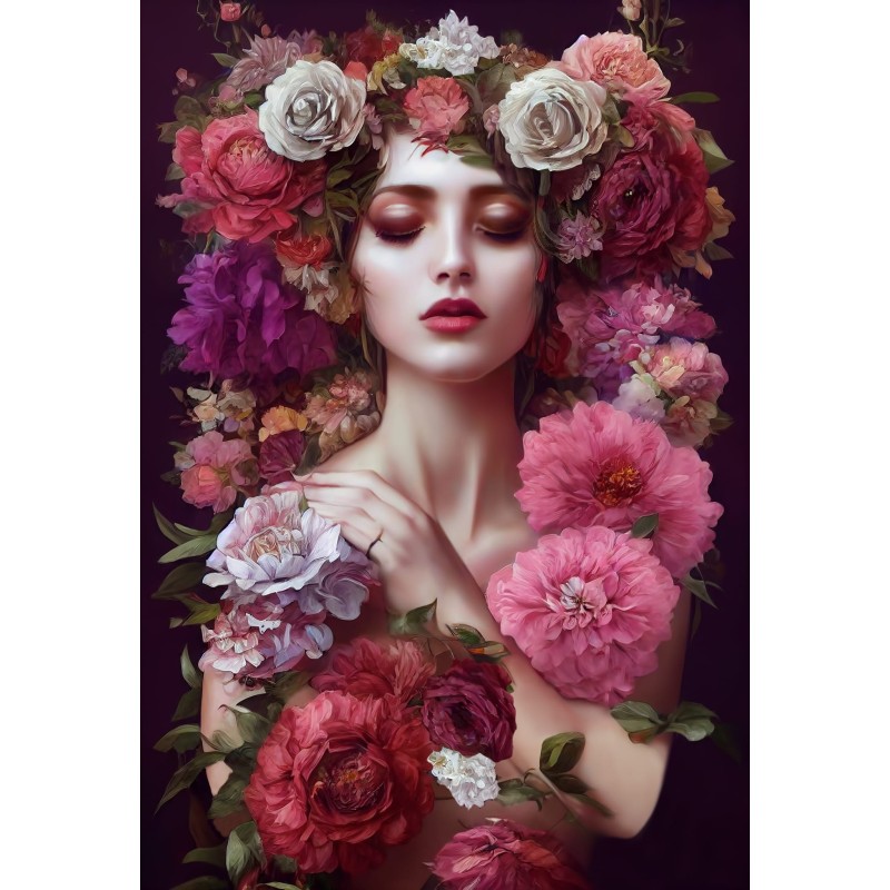 Baroque Flowers. Papel Decoupage Mint by Michelle. A1 | L'aura Bella