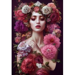 Baroque Flowers. Papel Decoupage Mint by Michelle. A3 | L'aura Bella