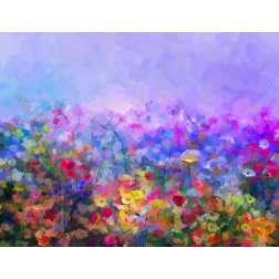 Field of Mauve. Papel Decoupage Mint by Michelle. A1 | L'aura Bella