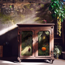 Haunted House 1. Papel Decoupage Mint by Michelle. A3 | L'aura Bella