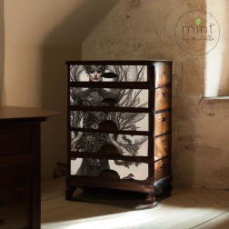 Black Widow. Papel Decoupage Mint by Michelle. A3 | L'aura Bella