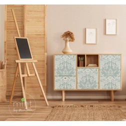 Lace. Papel TISSUE Decoupage Mint by Michelle | L'aura Bella