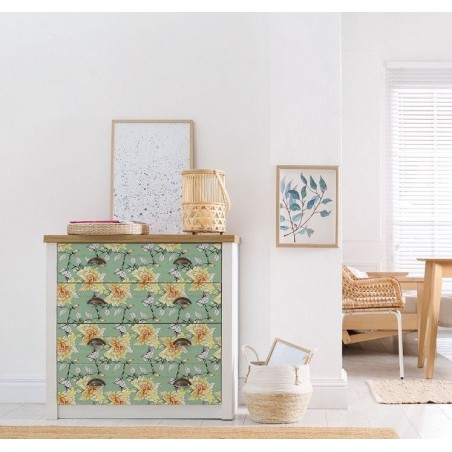 Pastel Florals. Papel TISSUE Decoupage Mint by Michelle.