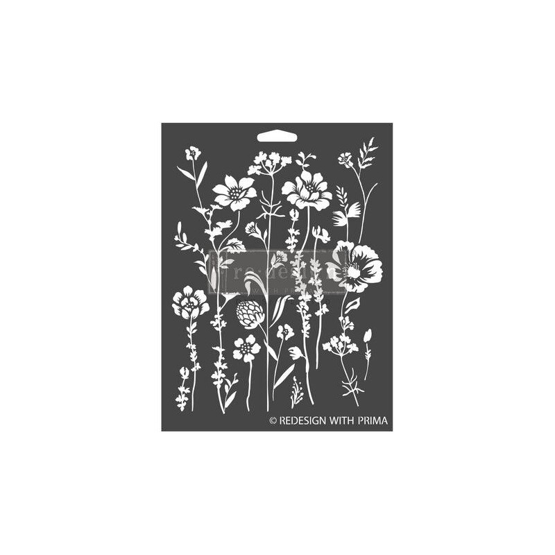 Meadow Bloom. 3D Plantilla Decor Stencil Redesign 666644| L'aura Bella