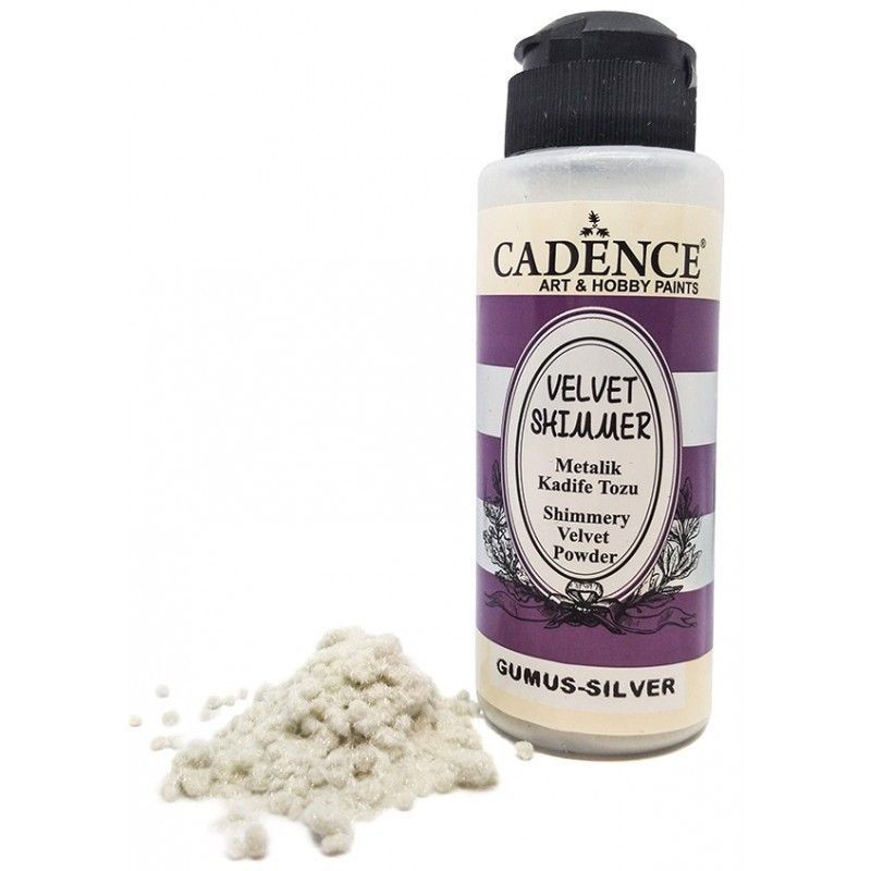 Velvet Powder Shimmer, Plata Brillante. Cadence 120 ml | L'aura Bella
