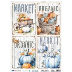 Calabazas en carteles. Papel arroz SOFT japonés, A3 | L'aura Bella