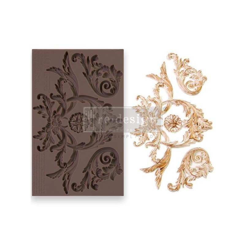 Molde Majestic Flourish REDESIGN DECOR MOULDS® 667238 | L'aura Bella