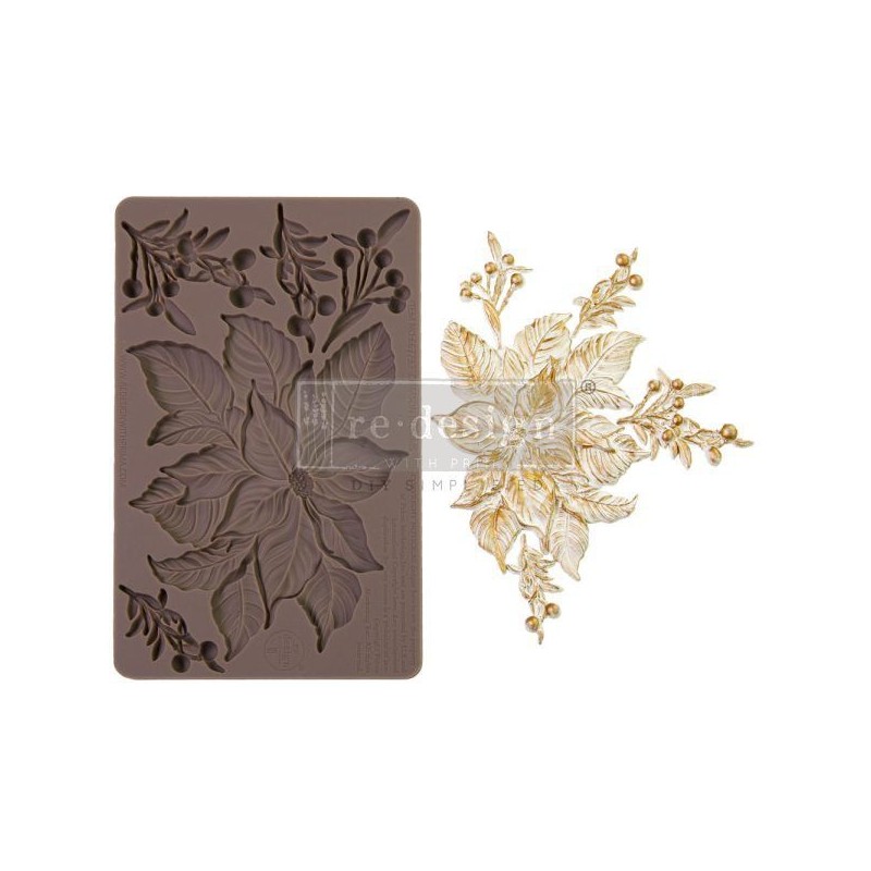Molde Crimson Blooms REDESIGN DECOR MOULDS® 667733 | L'aura Bella