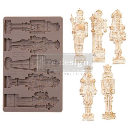 Molde Wooden Nutcracker REDESIGN DECOR MOULDS® 667122 | L'aura Bella