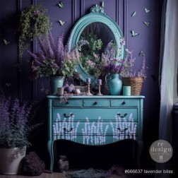 Lavender Bliss. 3D Décor Stencils Redesign 666637 | L'aura Bella