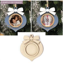 Bola de Navidad para decorar con lazo. Dayka Trade | L'aura Bella