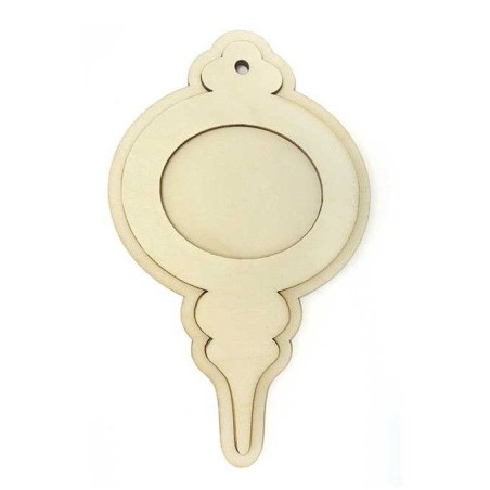 Bola Turca ovalada para decorar.Navidad Dayka Trade | L'aura Bella