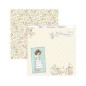 Papel Scrapbooking Niña de Comunión diadema flores. SCP-143 Dayka.