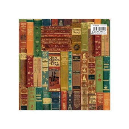 Libros antiguos. Papel de encuadernación. 70x100 189008 | L'aura Bella