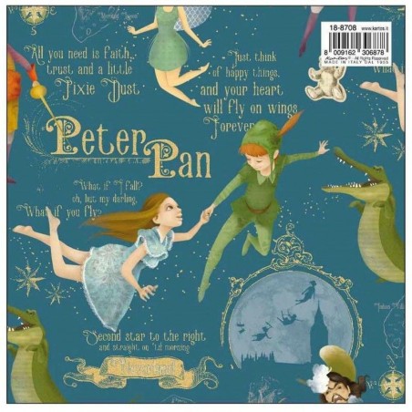 Peter Pan. Papel de encuadernación. 70x100 188708 | L'aura Bella