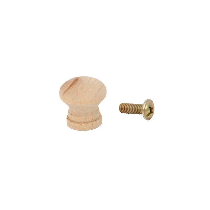 Tirador de madera. 1.7x1.6 cm  | L'aura Bella