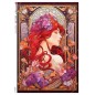 Chica Pelirroja Art Nouveau, Mucha. Papel de arroz A2,  59,4 x 42cm