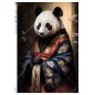 Oso Panda con Kimono. Papel de arroz A5, 22,5x16 cm