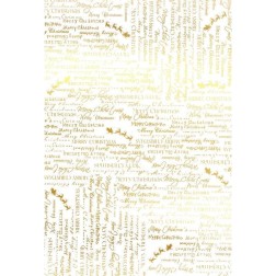 Merry Christmas, Navidad. FOLEX Oro. 20x30cm FSE040O | L'aura Bella