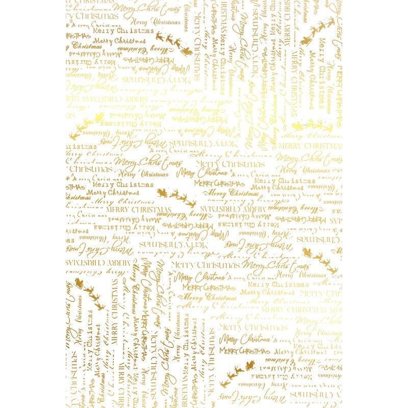 Merry Christmas, Navidad. FOLEX Oro. 20x30cm FSE040O | L'aura Bella