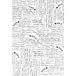 Merry Christmas, Navidad. FOLEX Peltre. 20x30cm. FSE040P | L'aura Bella