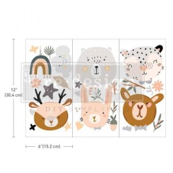 Boho Critter REDESIGN DECOR TRANSFERS® 655990 | L'aura Bella