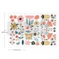 Doodle Flowers. Transfer, calcomanía REDESIGN DECOR TRANSFERS®