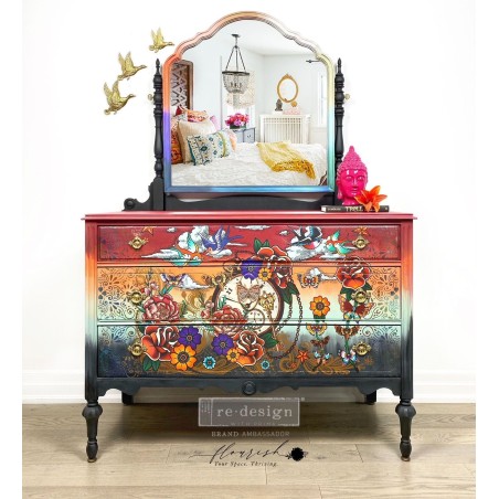 Inked Flash. CeCe ReStyled REDESIGN DECOR TRANSFERS® calcomanía