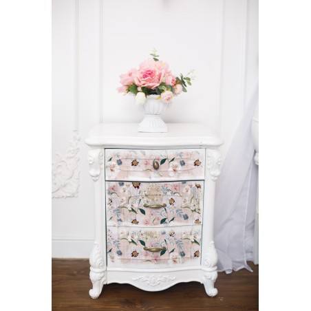 Blush Floral. Decoupage Decor Tissue Paper. Redesign