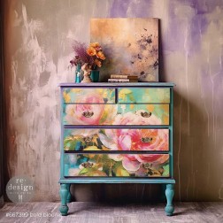 Bold Blooms. A1 Decoupage Fiber Paper Redesign 667399 | L'aura Bella