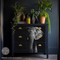 Shadows of Wisdom. A1 Decoupage Paper Redesign 669089 | L'aura Bella