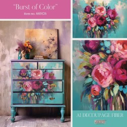 Burst of Color. A1 Decoupage Paper Redesign 669126 | L'aura Bella