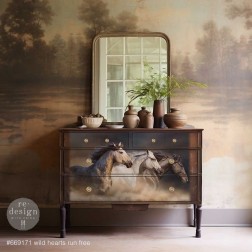 Wild Hearts Run Free A1 Decoupage Paper Redesign 669171 | L'aura Bella