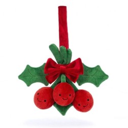 Amuseables Holly, Acebo Feliz peluche Jellycat A6HOL | L'aura Bella