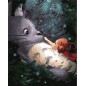 Pintar por números: Mi vecino Totoro. 40 x 50 cm. Lienzo enrollado