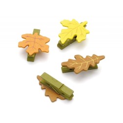 Hojas con pinzas. 9 pcs.. Gütermann. Decoraciones, Formas, filigranas y palabras