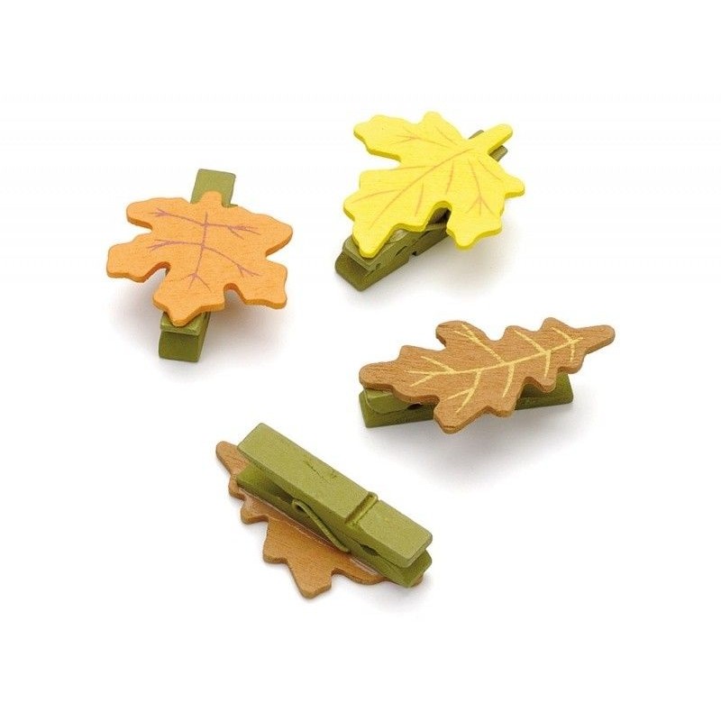 Hojas con pinzas. 9 pcs.. Gütermann. Decoraciones, Formas, filigranas y palabras