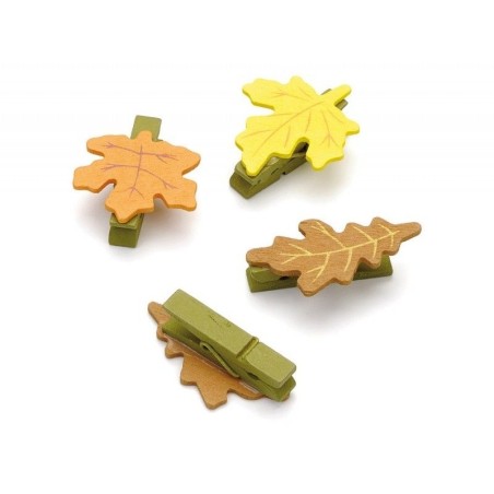 Hojas con pinzas. 9 pcs.