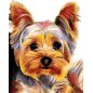 Kit Punto de Cruz Yorkshire Terrier, 32 x 40 cm